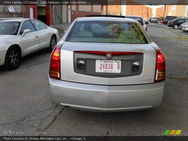 Light Platinum / Light Gray/Ebony 2003 Cadillac CTS Sedan
