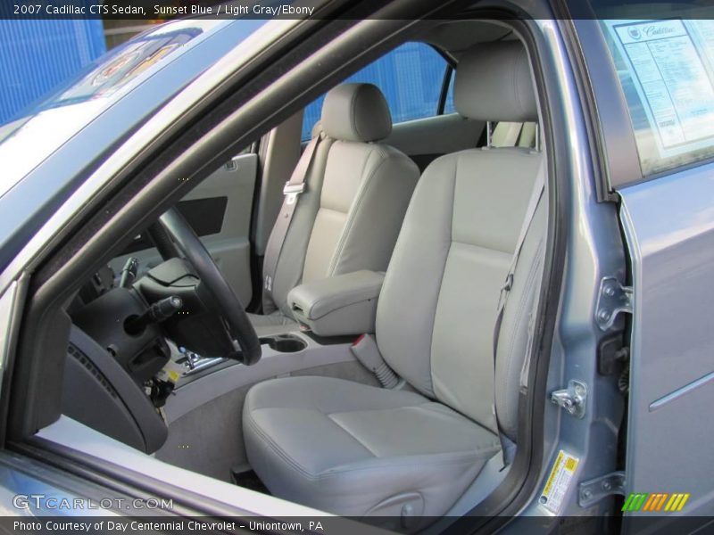 Sunset Blue / Light Gray/Ebony 2007 Cadillac CTS Sedan