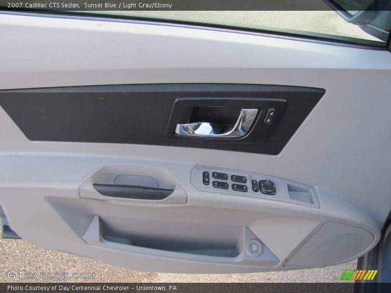 Sunset Blue / Light Gray/Ebony 2007 Cadillac CTS Sedan