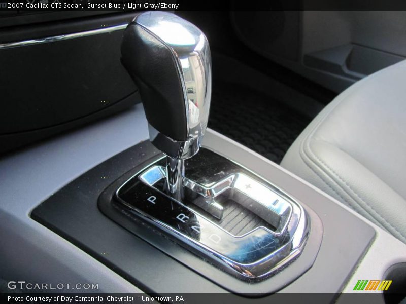 Sunset Blue / Light Gray/Ebony 2007 Cadillac CTS Sedan