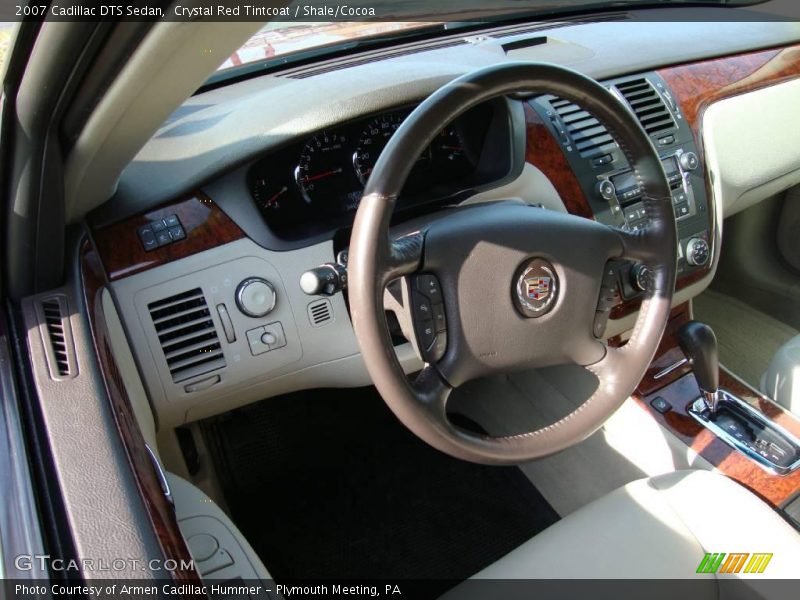 Crystal Red Tintcoat / Shale/Cocoa 2007 Cadillac DTS Sedan