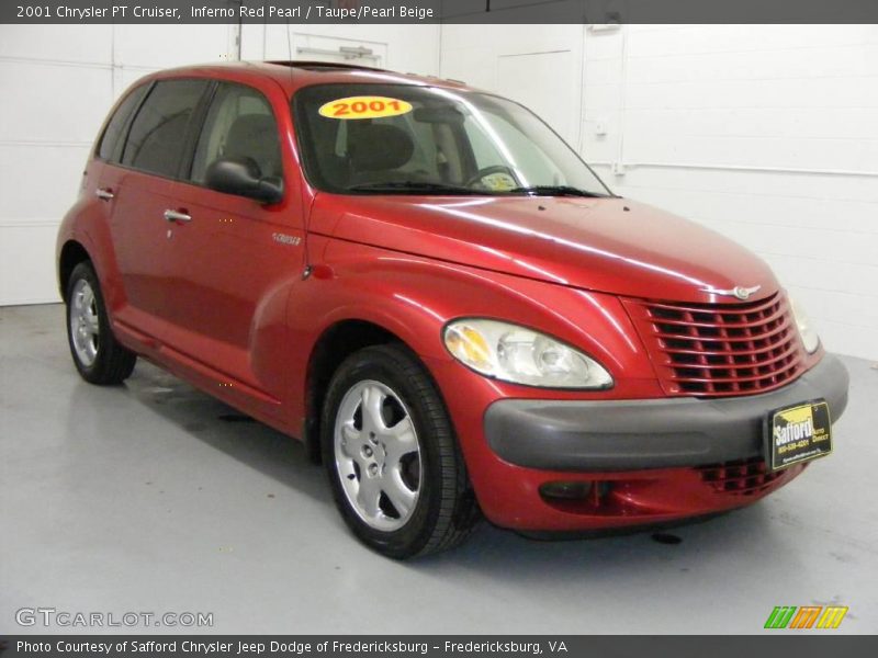 Inferno Red Pearl / Taupe/Pearl Beige 2001 Chrysler PT Cruiser