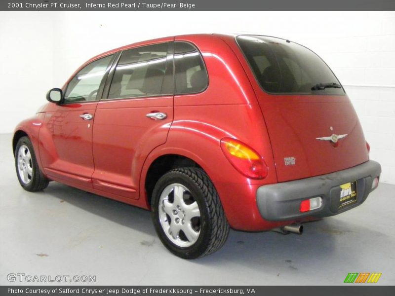 Inferno Red Pearl / Taupe/Pearl Beige 2001 Chrysler PT Cruiser