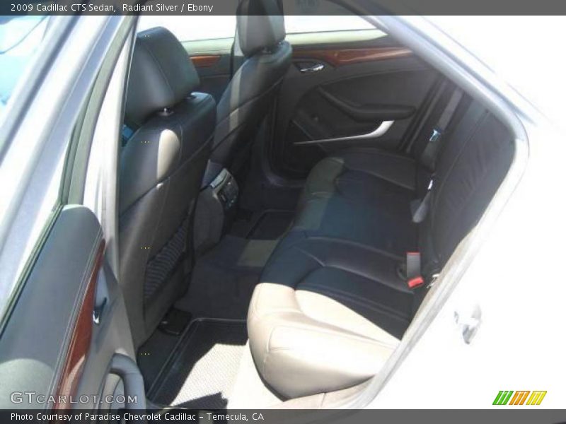 Radiant Silver / Ebony 2009 Cadillac CTS Sedan
