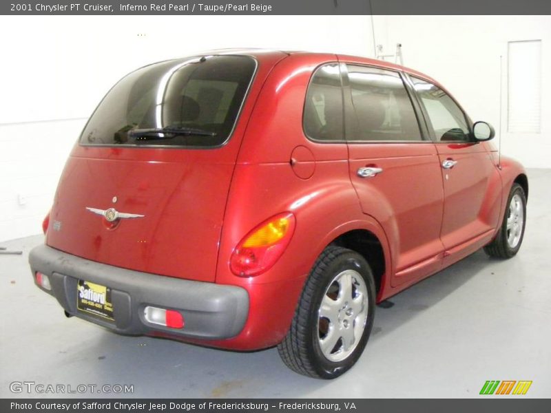 Inferno Red Pearl / Taupe/Pearl Beige 2001 Chrysler PT Cruiser