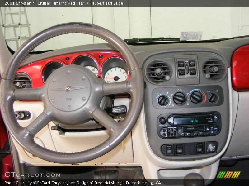 Inferno Red Pearl / Taupe/Pearl Beige 2001 Chrysler PT Cruiser