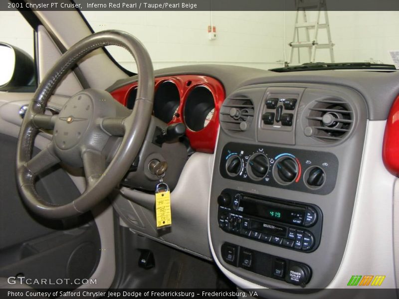 Inferno Red Pearl / Taupe/Pearl Beige 2001 Chrysler PT Cruiser