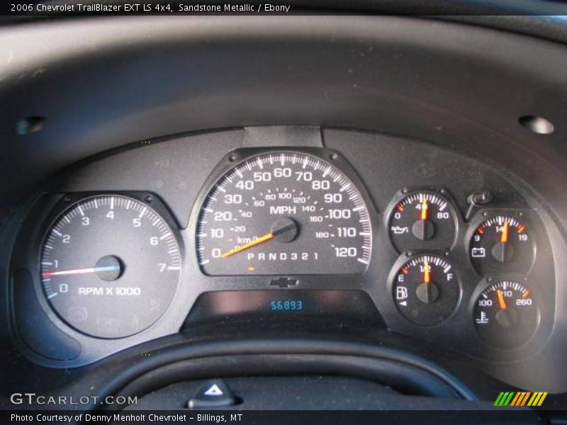 Sandstone Metallic / Ebony 2006 Chevrolet TrailBlazer EXT LS 4x4