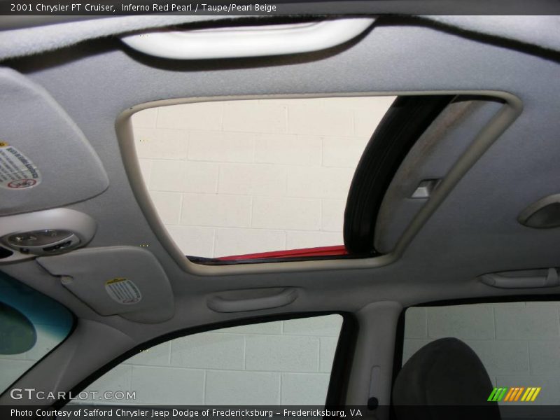 Inferno Red Pearl / Taupe/Pearl Beige 2001 Chrysler PT Cruiser