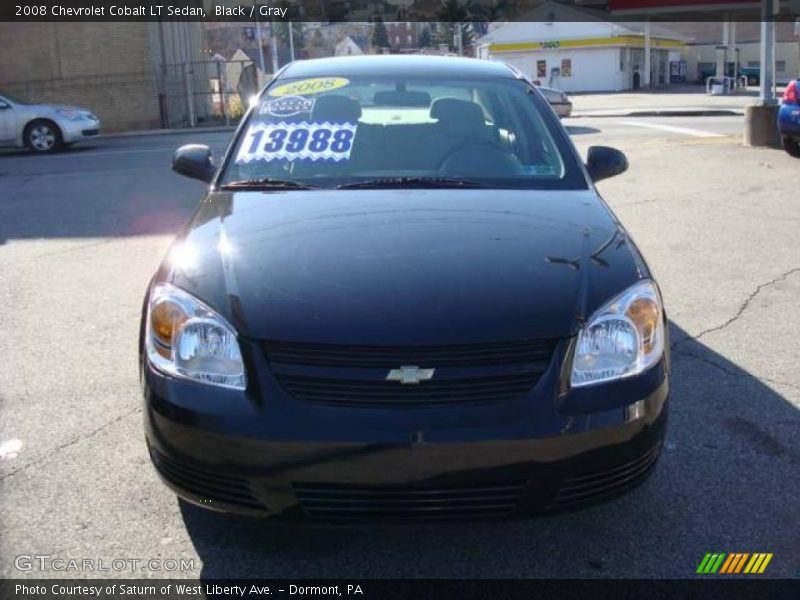 Black / Gray 2008 Chevrolet Cobalt LT Sedan