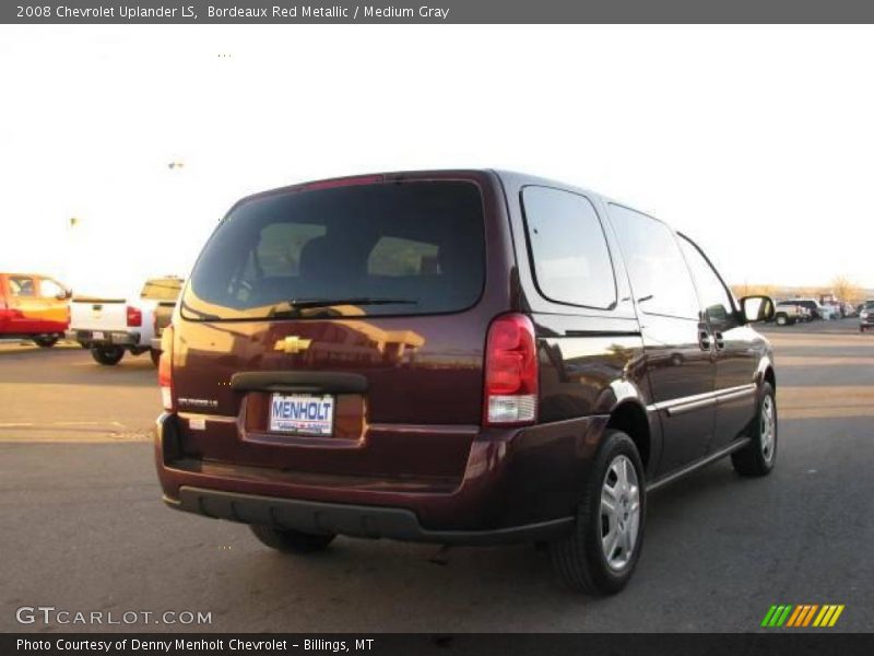 Bordeaux Red Metallic / Medium Gray 2008 Chevrolet Uplander LS