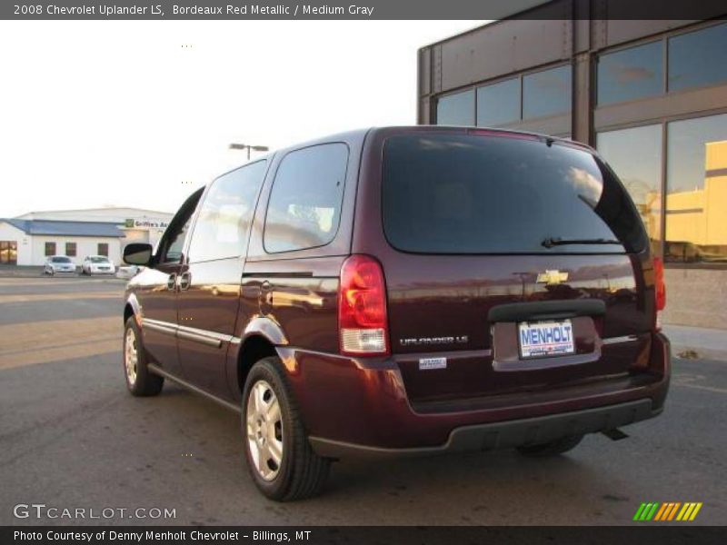 Bordeaux Red Metallic / Medium Gray 2008 Chevrolet Uplander LS