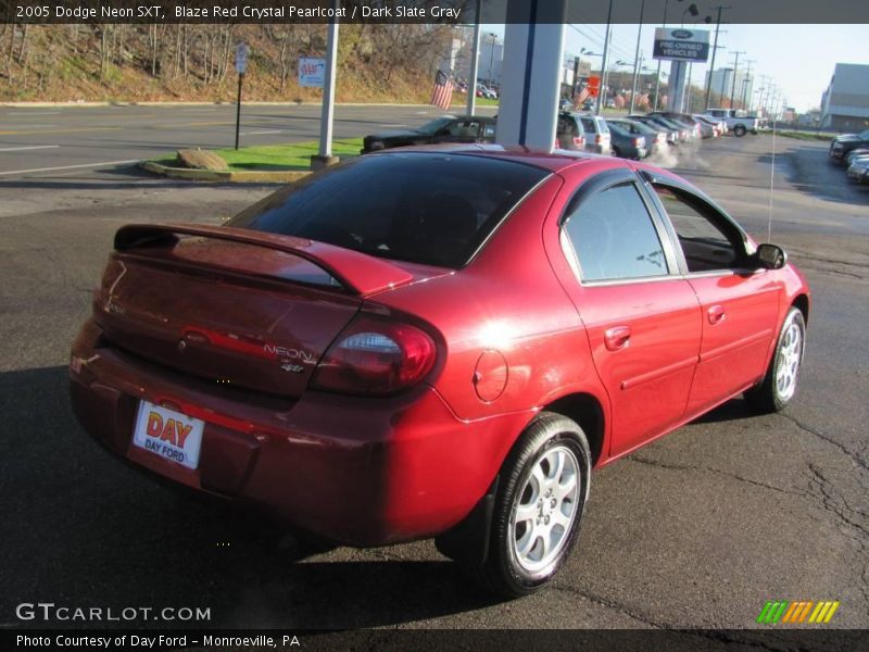 Blaze Red Crystal Pearlcoat / Dark Slate Gray 2005 Dodge Neon SXT