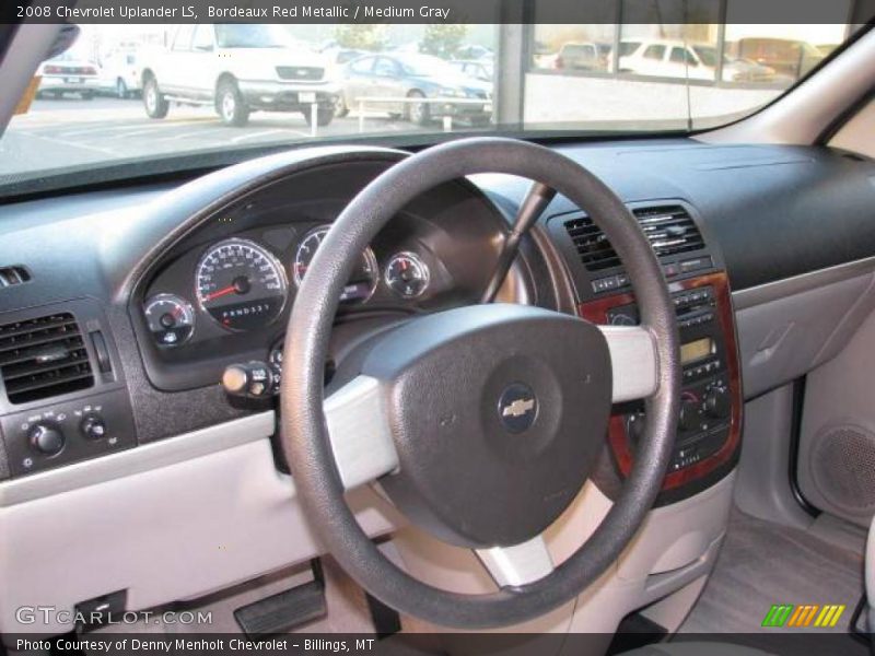 Bordeaux Red Metallic / Medium Gray 2008 Chevrolet Uplander LS