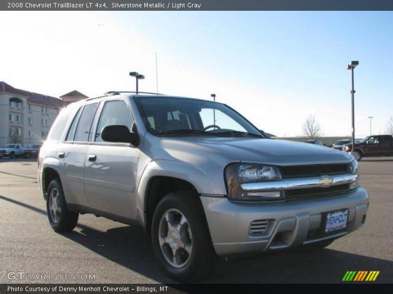 Silverstone Metallic / Light Gray 2008 Chevrolet TrailBlazer LT 4x4