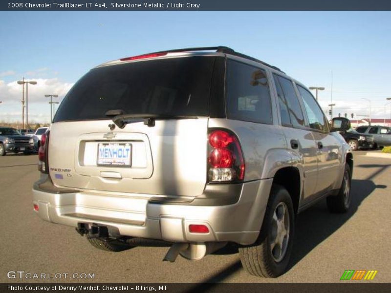 Silverstone Metallic / Light Gray 2008 Chevrolet TrailBlazer LT 4x4