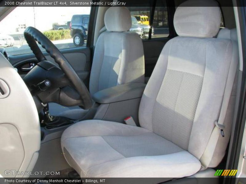 Silverstone Metallic / Light Gray 2008 Chevrolet TrailBlazer LT 4x4