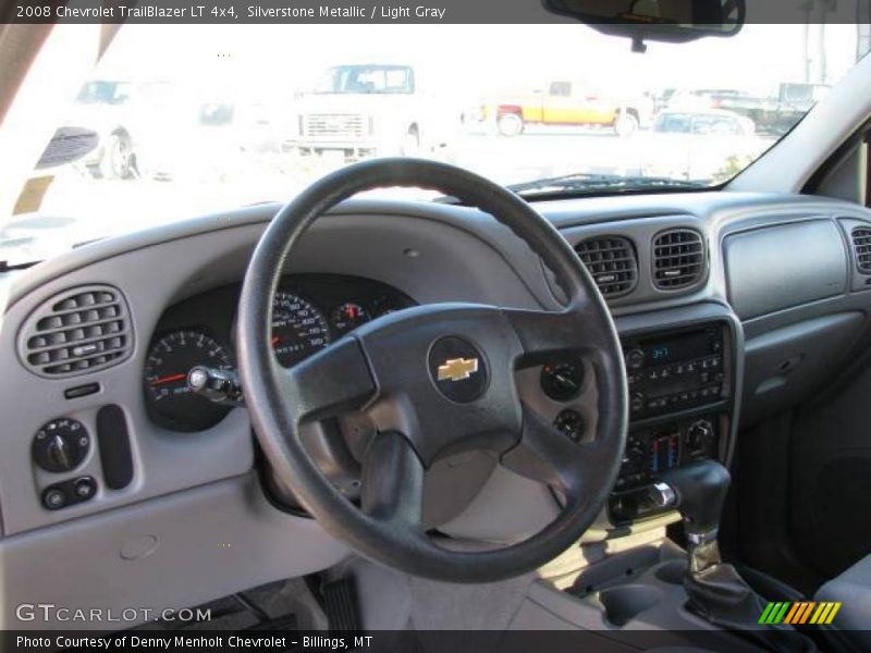 Silverstone Metallic / Light Gray 2008 Chevrolet TrailBlazer LT 4x4
