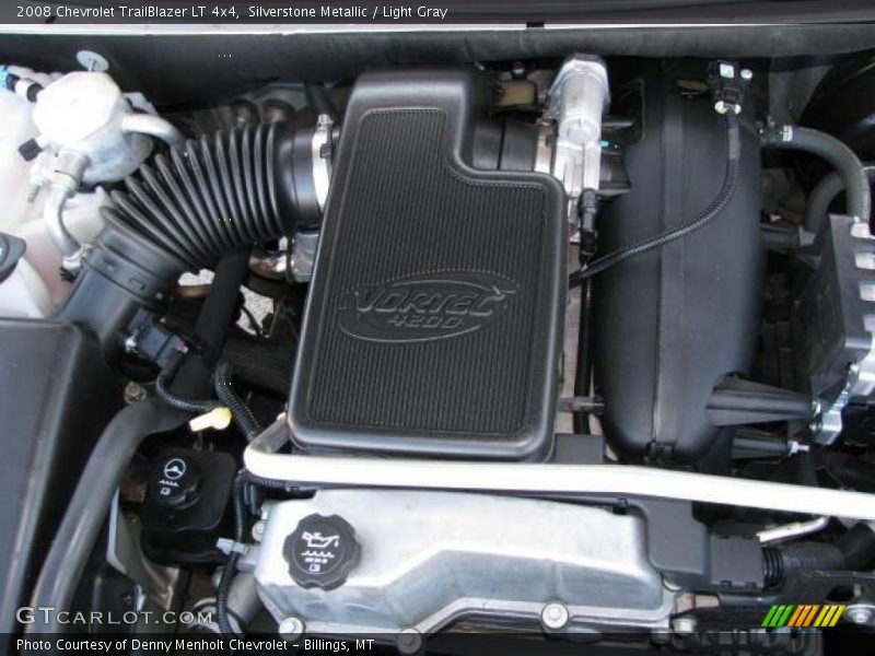 Silverstone Metallic / Light Gray 2008 Chevrolet TrailBlazer LT 4x4