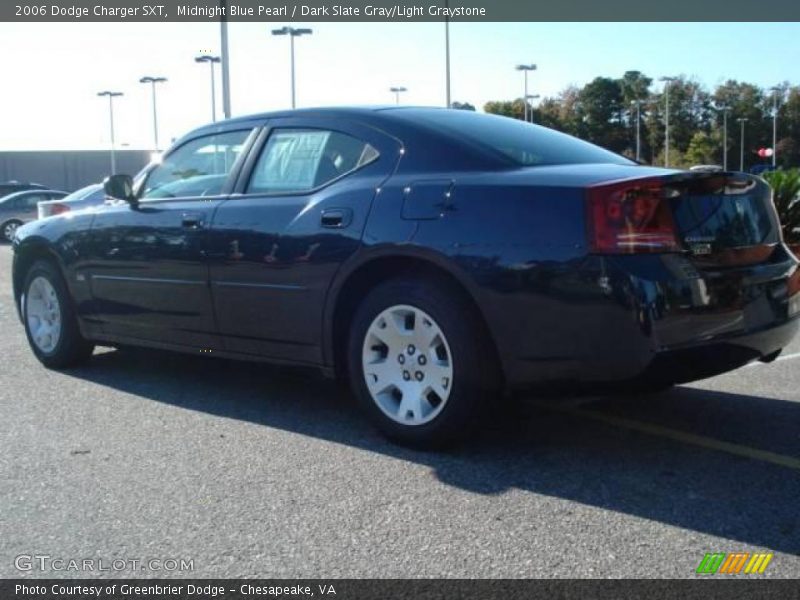 Midnight Blue Pearl / Dark Slate Gray/Light Graystone 2006 Dodge Charger SXT