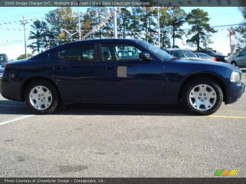 Midnight Blue Pearl / Dark Slate Gray/Light Graystone 2006 Dodge Charger SXT