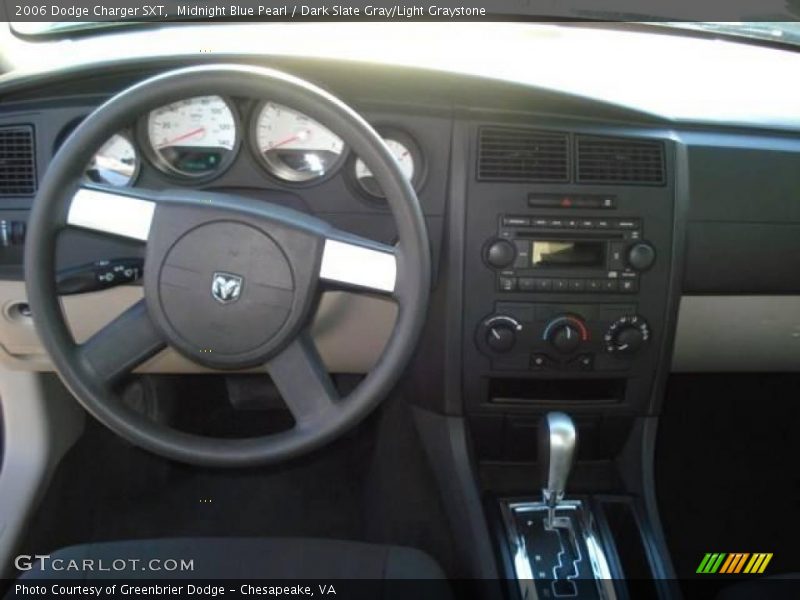 Midnight Blue Pearl / Dark Slate Gray/Light Graystone 2006 Dodge Charger SXT