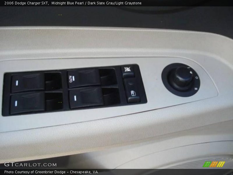 Midnight Blue Pearl / Dark Slate Gray/Light Graystone 2006 Dodge Charger SXT