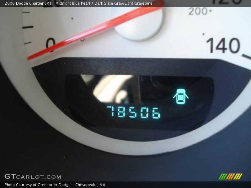 Midnight Blue Pearl / Dark Slate Gray/Light Graystone 2006 Dodge Charger SXT