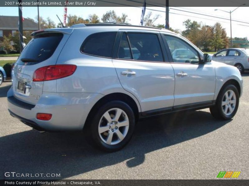Silver Blue / Gray 2007 Hyundai Santa Fe Limited