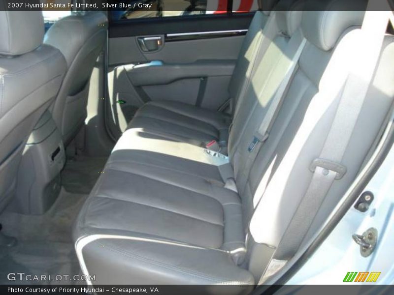 Silver Blue / Gray 2007 Hyundai Santa Fe Limited