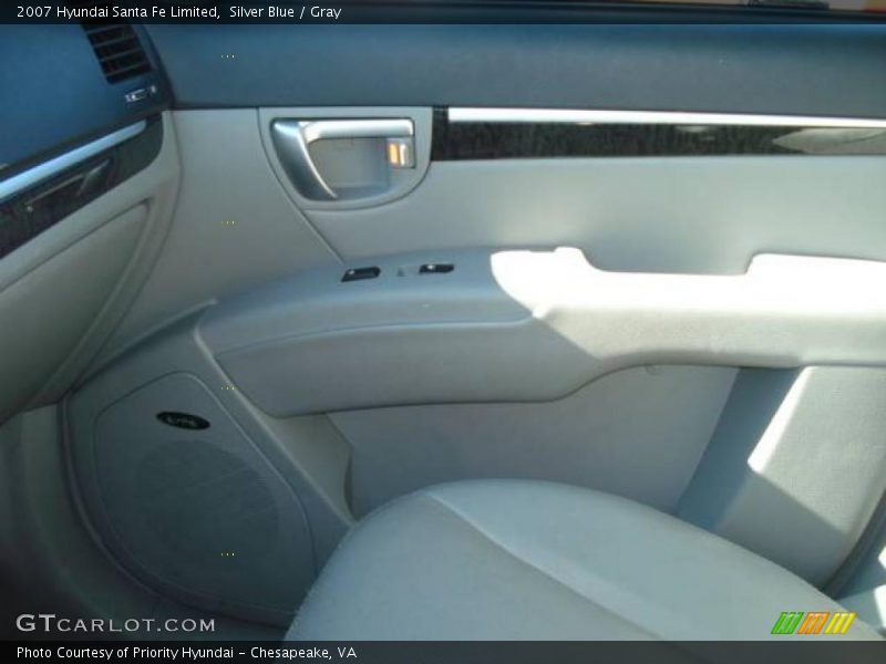 Silver Blue / Gray 2007 Hyundai Santa Fe Limited
