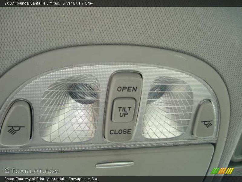 Silver Blue / Gray 2007 Hyundai Santa Fe Limited