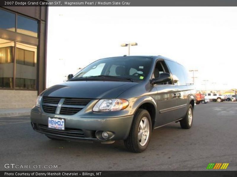 Magnesium Pearl / Medium Slate Gray 2007 Dodge Grand Caravan SXT