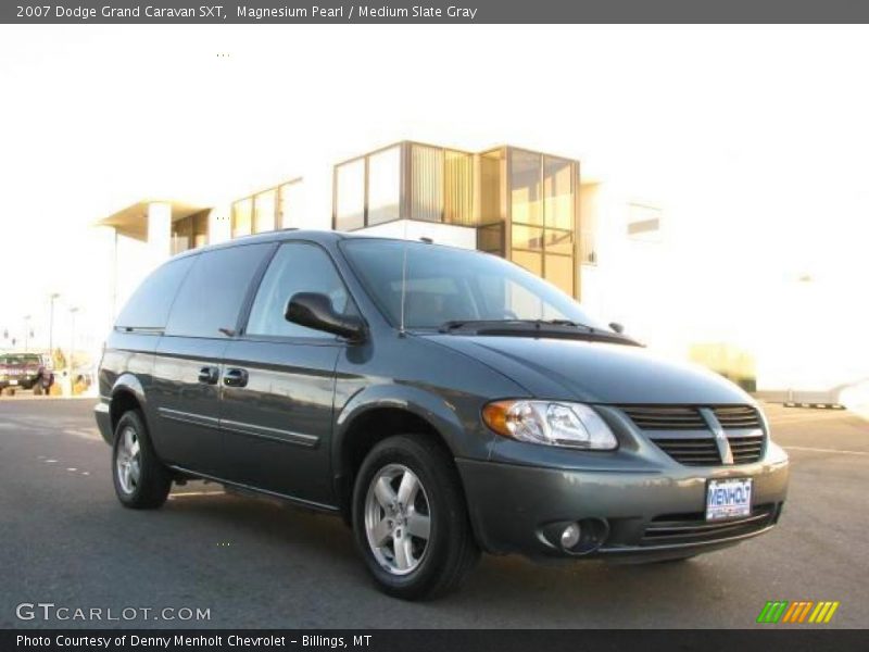Magnesium Pearl / Medium Slate Gray 2007 Dodge Grand Caravan SXT
