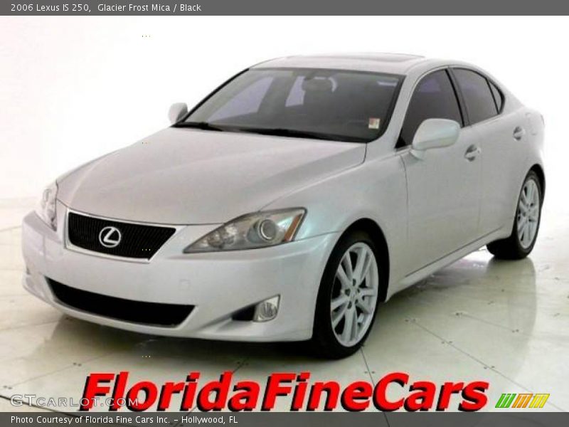 Glacier Frost Mica / Black 2006 Lexus IS 250