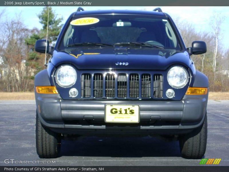Black / Medium Slate Gray 2006 Jeep Liberty Sport