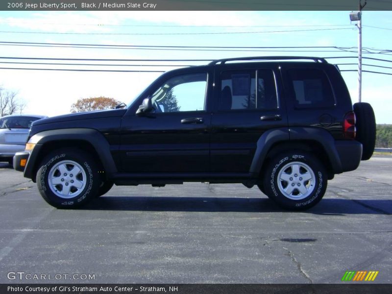 Black / Medium Slate Gray 2006 Jeep Liberty Sport