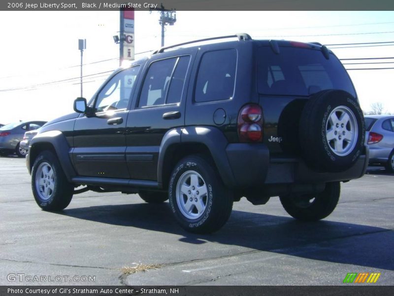 Black / Medium Slate Gray 2006 Jeep Liberty Sport