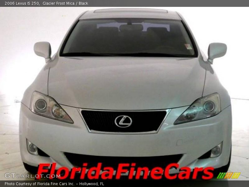 Glacier Frost Mica / Black 2006 Lexus IS 250