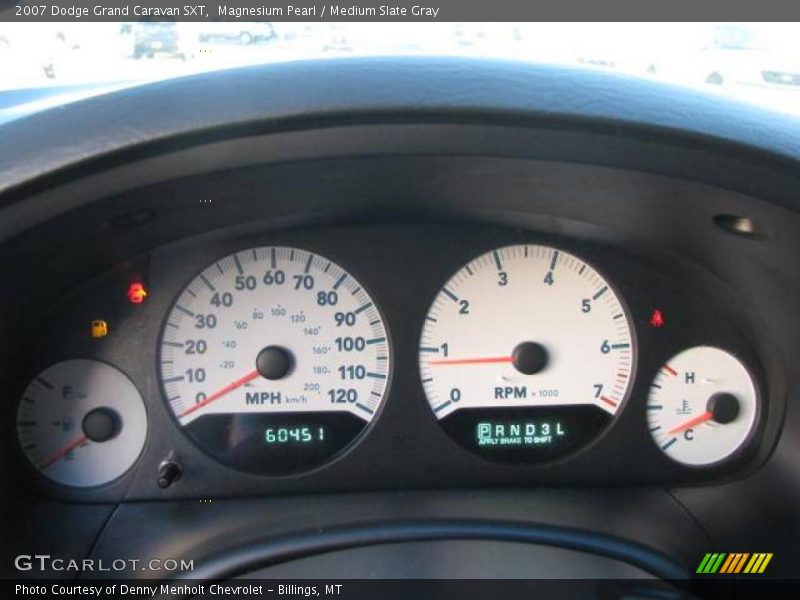Magnesium Pearl / Medium Slate Gray 2007 Dodge Grand Caravan SXT