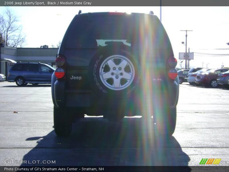 Black / Medium Slate Gray 2006 Jeep Liberty Sport