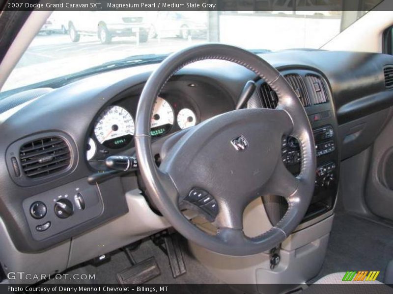 Magnesium Pearl / Medium Slate Gray 2007 Dodge Grand Caravan SXT