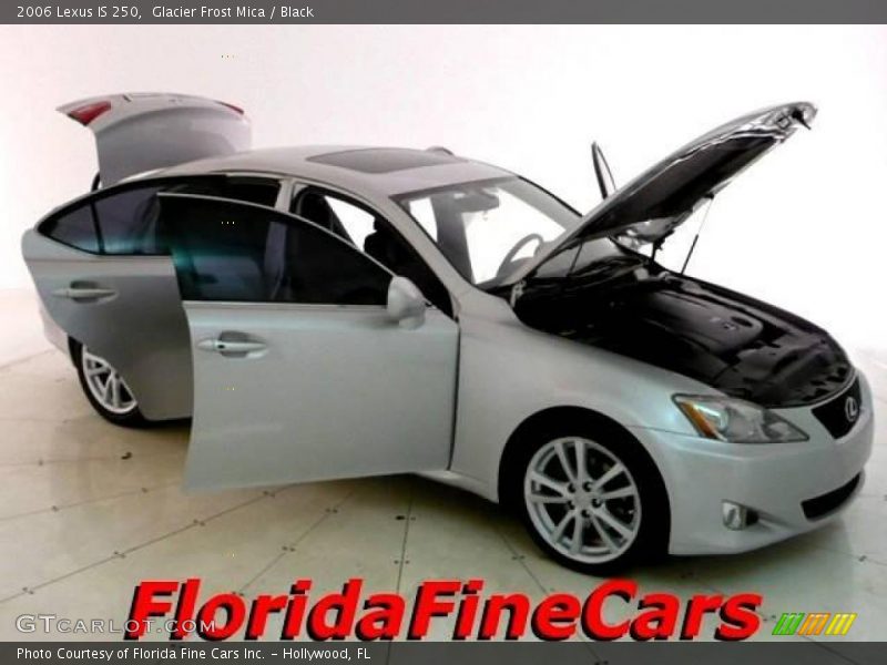Glacier Frost Mica / Black 2006 Lexus IS 250