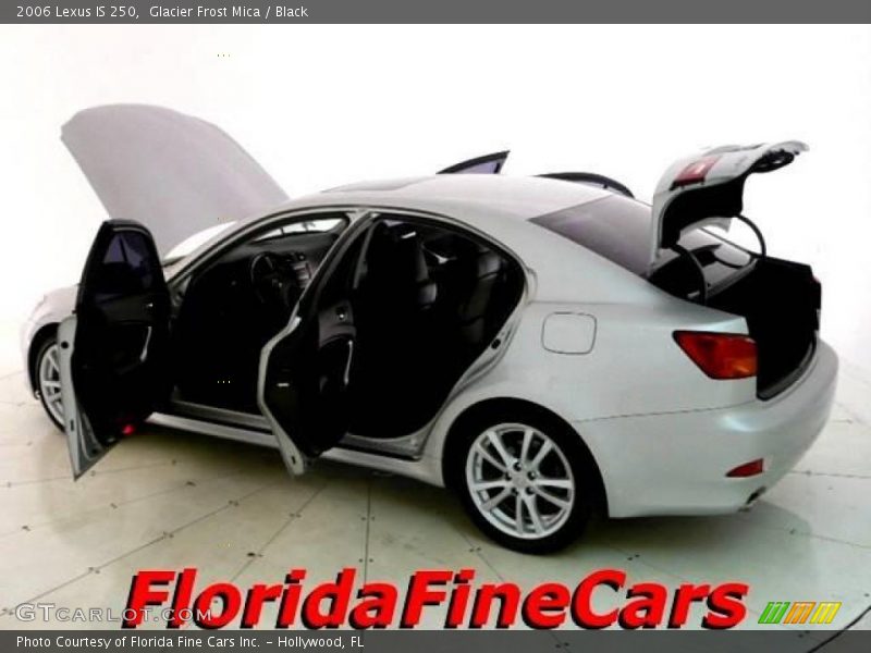Glacier Frost Mica / Black 2006 Lexus IS 250