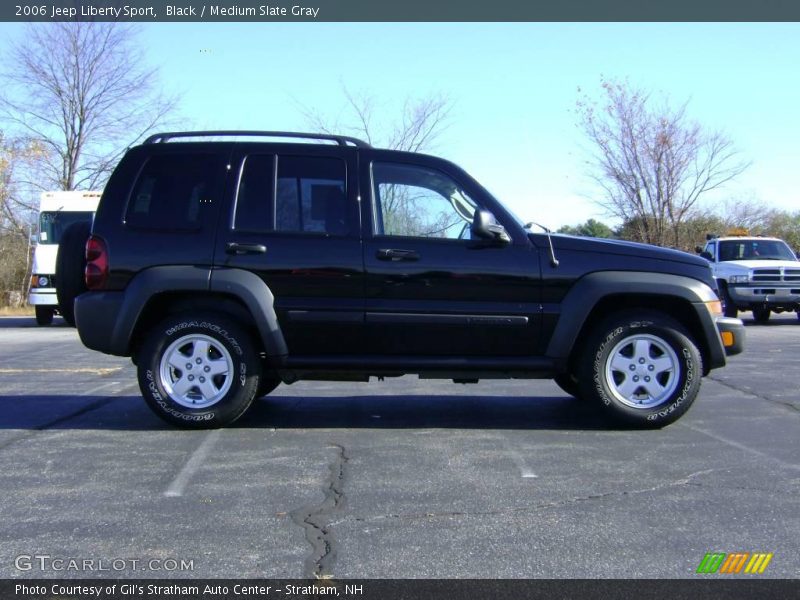 Black / Medium Slate Gray 2006 Jeep Liberty Sport