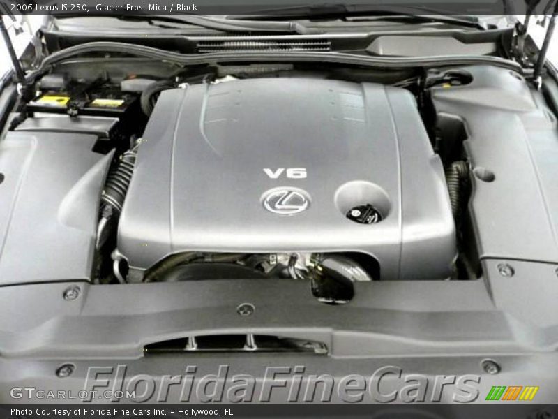 Glacier Frost Mica / Black 2006 Lexus IS 250