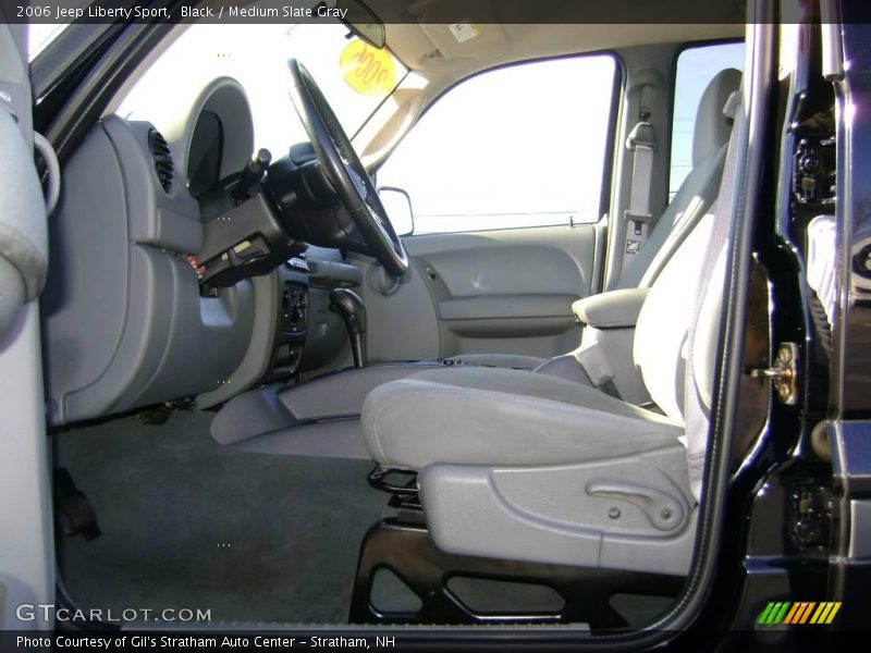 Black / Medium Slate Gray 2006 Jeep Liberty Sport