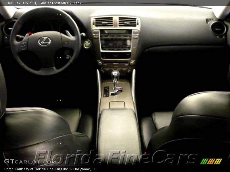 Glacier Frost Mica / Black 2006 Lexus IS 250