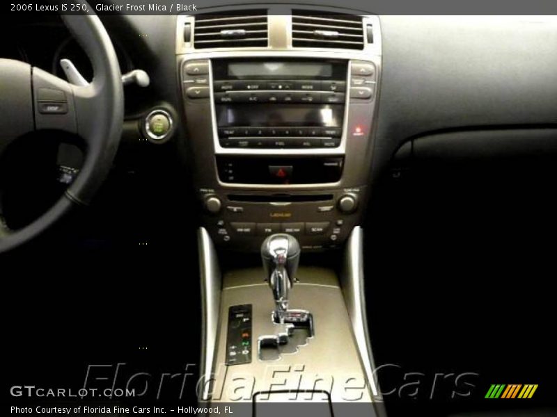 Glacier Frost Mica / Black 2006 Lexus IS 250