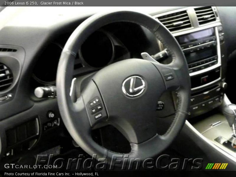 Glacier Frost Mica / Black 2006 Lexus IS 250